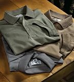 100% Microfiber Polyester Golf Polo Shirt with Basket Pattern (Regular and Big & Tall Sizes)