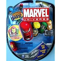 Mighty Beanz Marvel Universe Target Iron Man Specially Marked Package, 4 Beanz