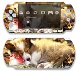 Puppy's Nap Time Decorative Protector Skin Decal Sticker for Sony Playstation PSP 1000 Portable System