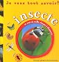Je veux tout savoir ! Insecte : Un mot et mille choses � d�couvrir