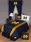 Michigan University Wolverines Bedskirt Queen