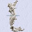 Melinda the mermaid statue home garden wall sculpture New