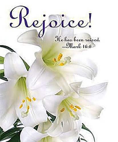 Rejoice! Easter Lilies Bulletin 2012, Large Size (Package of 50)