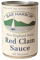 Bar Harbor All Natural Red Clam Sauce, 10.5-Ounce Cans (Pack of 6)
