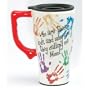 Spoontiques Mom Ceramic Travel Mug