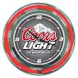 Trademark Coors Light 14-Inch Diameter Neon Wall Clock