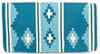 Mayatex Saddle Blanket - Wool Apache Barrel Racer - Turquoise and Aqua