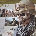 pellor-M02 Masque de cr�ne Skull Warrior pour militaire