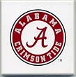AbsorbaStone Coaster set~ Univ Alabama Crimson Tide A ~ 4 Tile Drink Coasters ~ code 915C