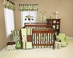 GIGGLES - 4 PC CRIB SET - BABY BEDDING SETS