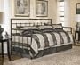 Metal Daybed with Link Spring - Helix Contemporary Style in Slate Finish