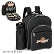 Bowling Green Falcons Sorrento Insulated Deluxe Picnic Backpack - Hunter Green w/Digital Print