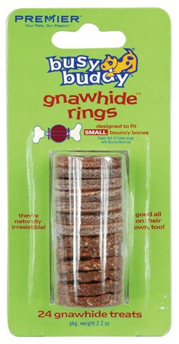 Premier Busy Buddy Gnawhide Rings, Medium