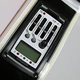 Lindo 2010 Slim Dark Greyblack Acoustic Electro Acoustic Guitar Built in Custom Lcd Electronic Tuner Gig Bag
