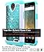 ZTE Maven 2 Case, ZTE Sonata 3 Case, ZTE Prestige Case, ZTE Avid Plus Case, NageBee - Soft Silicone Cover with Studded Rhinestone Bling Design Hybrid Protective Armor Case (Plum)