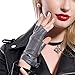 MATSU Women Sexy 4 Colors Fingerless Leather Gloves M504