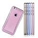 iPhone 6 / 6s Case, Wisdompro 5 Pack Glitter Jelly Color Soft TPU GEL Protective Case Covers (Pink, Grey, Golden, Blue, Clear) for Apple 4.7