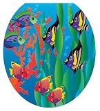 Toilet Tattoos TT-1800-R Under the Sea Design, Round