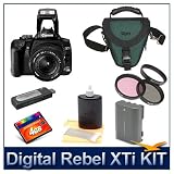 cheap Digital Rebel XTi (Black) with EF-S 18-55mm II - Pro Photo Enthusiast Kit