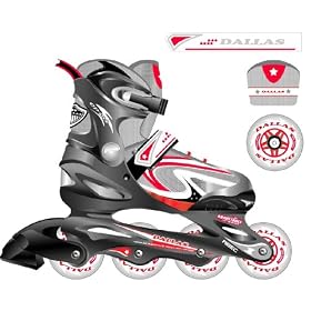 California Pro Dallas Performance Inline Adjustable roller Skates (Exclusive)