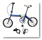 Easy☆Walkerスペシャルセット 16インチ折畳み自転車 ブルー FR-16ST-B