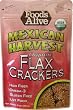 Foods Alive Golden Flax Crackers, Mexican Harvest, 4-Ounce Pouches (Pack of 6)