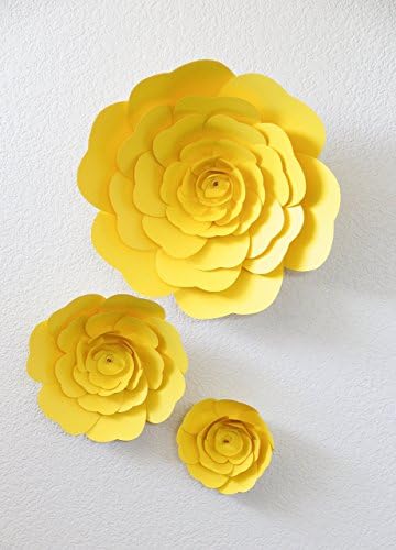 Large Paper Flowers, Children's Room Decor, Living Room Decor, Wall Decor, Baby Nursery Decor, Photo Prop, Wedding Decor, Giant Paper Flowers,RS1154