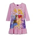 Toddler Girls' Long-sleeve Princess Sleep Gown Pink