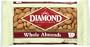 Diamond Whole Almonds, 6-Ounce Bags (Pack of 4)