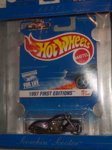 30th Anniversary 1997 Scorchin Scooter Collectible Collector Car Mattel Hot Wheels