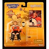 JOHN VANBIESBROUCK / PHILADELPHIA FLYERS 1998 Extended Series NHL Starting Lineup Action Figure & Exclusive Pacific NHL Collector Trading Card
