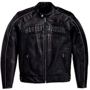 Harley-Davidson® Men's Classic Cruiser Leather Jacket. Embroidered. 98141-10VM