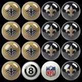 New Orleans Saints Home and Away Complete Billiard Ball Set