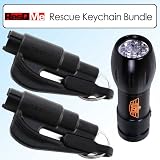 ResQMe Nov-Rqm-BLK Rescue Keychain Life Saver Tool Black Outfit