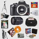 Canon EOS Digital Rebel XT SLR Camera + Cosina 28-80mm f/3.5-5.6 AF Lens + 2GB Professional Accessory Kit