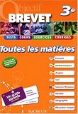 Toutes les mati�res 3e