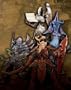 World of Warcraft Series 3 Action Figure Set of 4 (Human Priestess, Draenei Mage, Undead Rogue, Blood Elf Paladin)