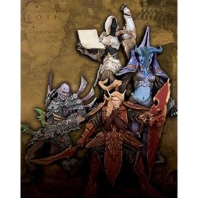 World of Warcraft Series 3 Action Figure Set of 4 (Human Priestess, Draenei Mage, Undead Rogue, Blood Elf Paladin)