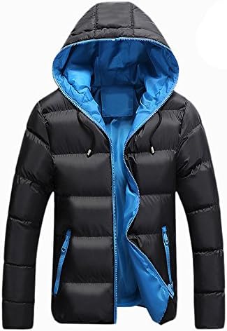 Fashion Mens Winter Hooded Cotton Pillow Down Puffer Jacket Outwear Coat