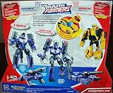 Transformers Animated Exclusive Deluxe Action Figure 2-Pack Shockwave VS. Bumblebee