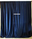 Navy Blue Velvet Curtains / Drapes / Panels