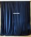 Navy Blue Velvet Curtains / Drapes / Panels