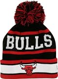 Chicago Bulls Youth Black Jr. New Era The Original II Cuffed Knit Hat