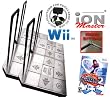 4 x Wii Dance Dance Revolution iON Master Arcade Metal Dance Pad with Raised Buttons and Strong Hand
