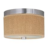 ET2 Lighting E95000-101SN 2 Light Elements Flush Mount Ceiling ET2 Lighting E95000-101SN 2 Light Elements Flush Mount Ceiling
