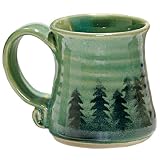 Handcrafted Forest Trees Mug