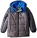 iXtreme Big Boys' Puffer Coat with Plaid Piecing