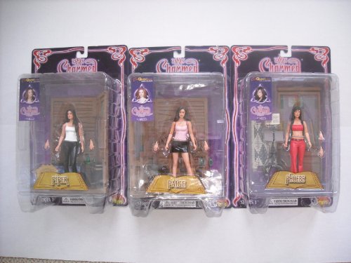 Charmed Action Figures Series 1 Set of 3 Exclusive Figures Limited Production to 1,620 Ever Made: Piper, Phoebe, Paige Power of -image