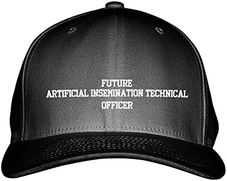 Future Artificial Insemination Technical Officer Embroidered Adjustable Hat Cap Black