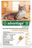 ADVANTAGE II Cat Flea Control 5-9 lbs Orange 4 Month